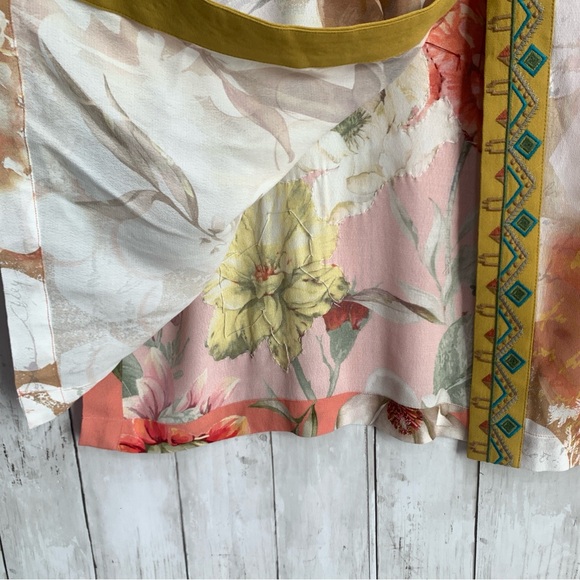 John Mark Women’s Floral Embroidered Boho Sequins Kimono Cardigan Size 1X NWT - Picture 7 of 15